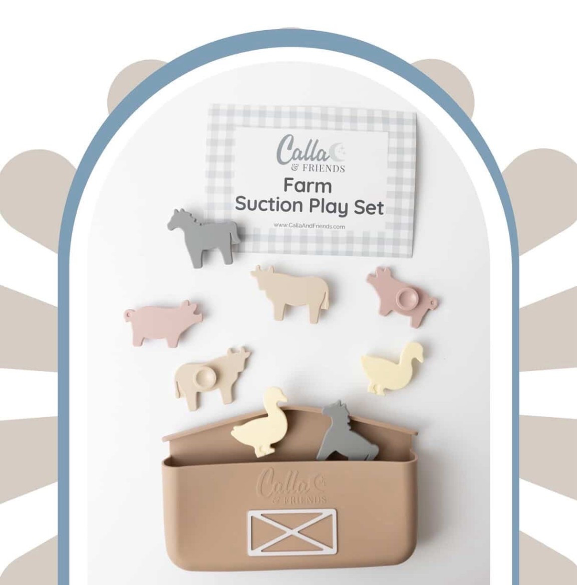 The Calla & Friends Farm Suction Play Set is back and it’s a must for bath time, water tables, and busy toddler moments. The neutral colors are so aesthetic, and the suction backs keep little hands entertained without the mess.

Perfect for gifting, Easter baskets, or just refreshing your bath toy lineup 🤍

Shop before it sells out again! Code: MURRAY10

#LTKmomlife #LTKBaby #LTKKids