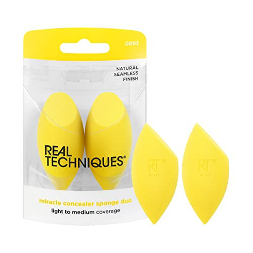 Real Techniques Miracle Concealer Sponge, Makeup Blending Sponge For Liquid & Cream Concealer, El... | Amazon (US)
