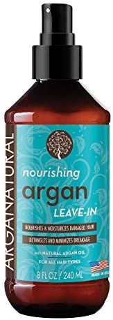 Arganatural hair leave in conditioner 8.5 fl oz - 250ml spray bottle (Nourishing Argan) | Amazon (US)