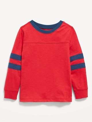 Long-Sleeve Color-Block T-Shirt for Toddler Boys | Old Navy (US)