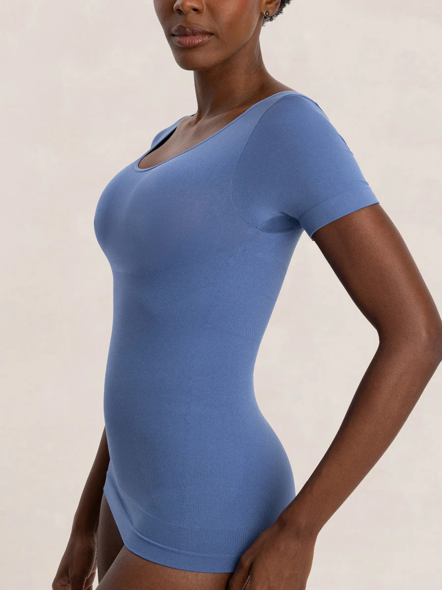 Shapermint Essentials All Day Every Day Short Sleeve Shaping T-Shirt | Shapermint