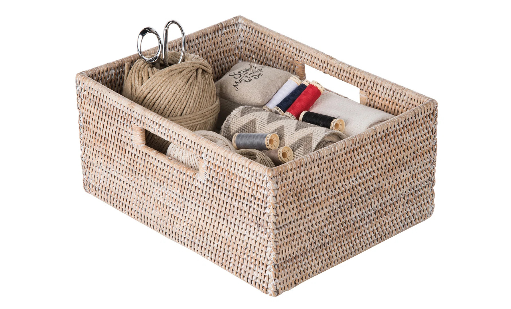 Beachcrest Home™ Everard Rattan BasketByBeachcrest Home™4.8Rated 4.8 out of 5 stars.39 Review... | Wayfair North America