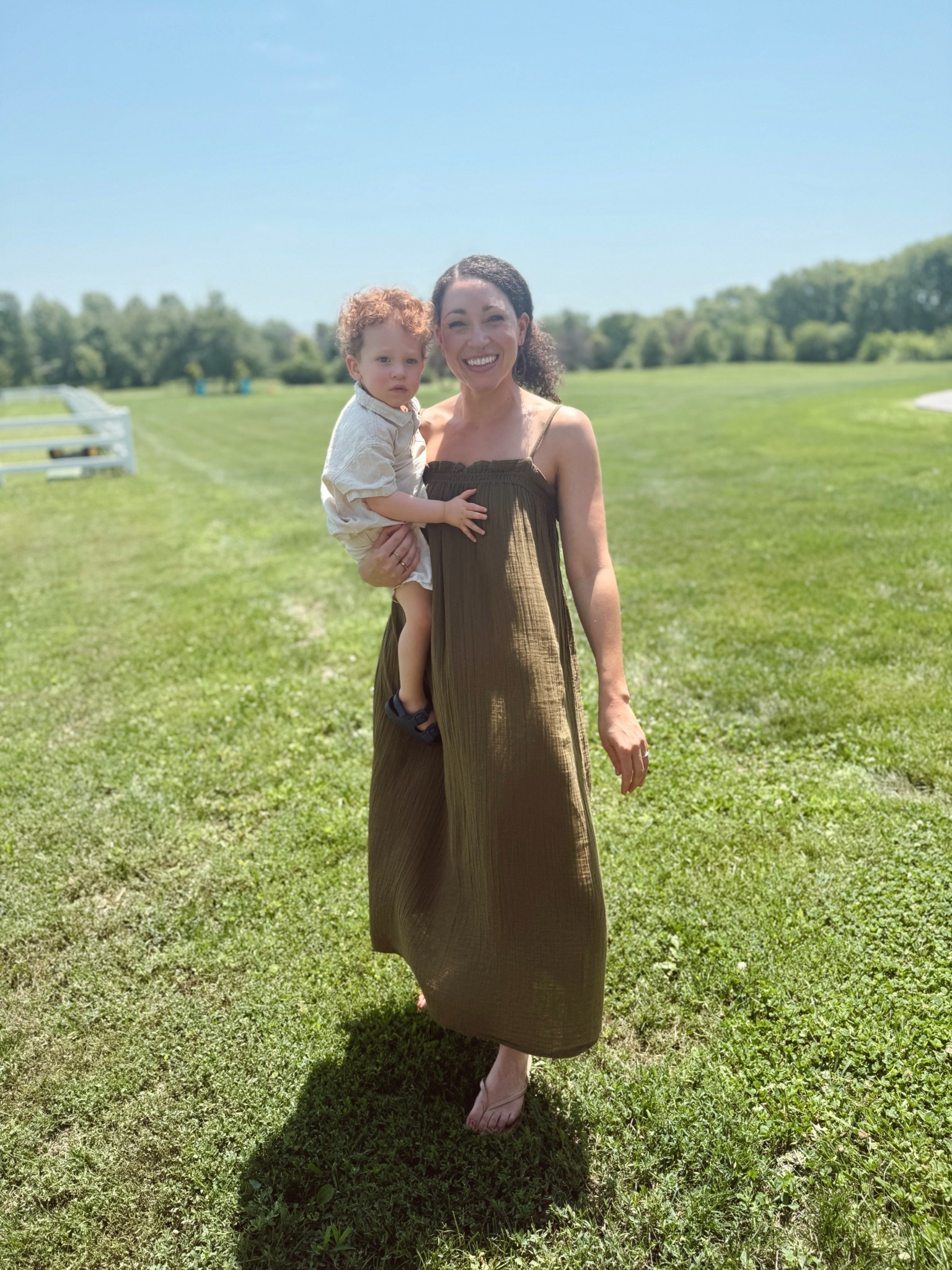 Effortless, breezy and comfortable summer outfits! Cotton sun dress for me and a lightweight linen shorts and shirt set for any toddler boy! 

#LTKFindsUnder50 #LTKSummerEdit #LTKKids