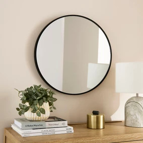 Essentials Round Wall Mirror | Dunelm