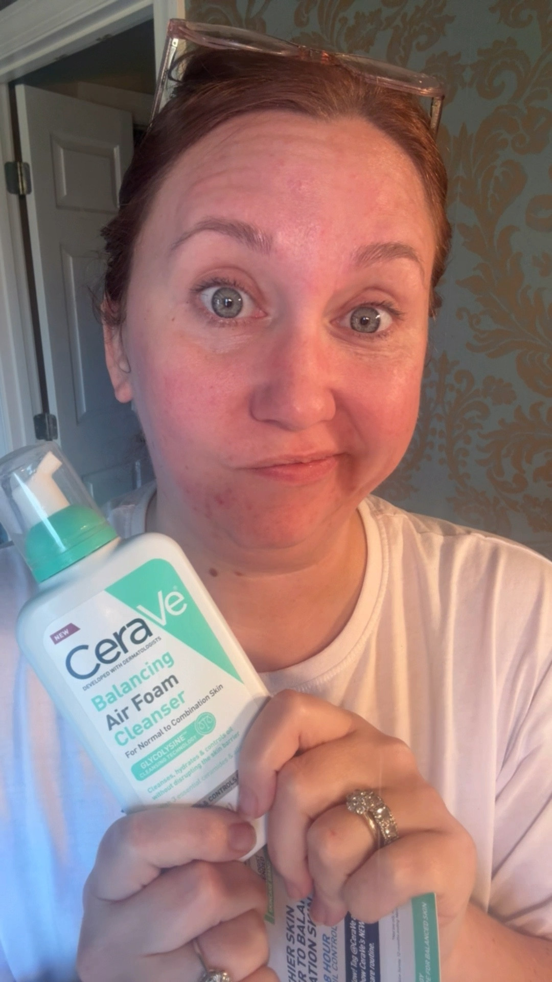 @cerave air foam cleanser … according to my dermatologist I needed a gentle and non abrasive cleanser (foam!) this is so amazing and you can FEEL it bubbling down in your pores. It’s SO nice! 
Hydrates and controls oil! #skincare #cleanser #cerave  #livinglargeinlilly 

#LTKBeauty #LTKCyberWeek #LTKGiftGuide