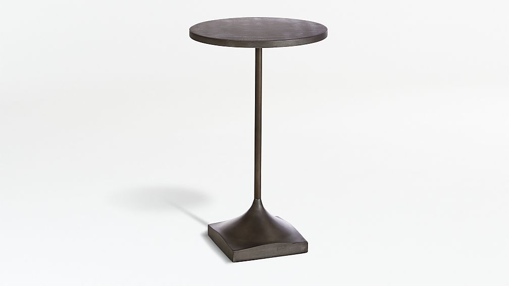 Prost Small Metal Drink Table + Reviews | Crate and Barrel | Crate & Barrel