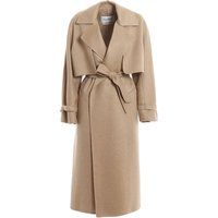 Max Mara Women's Beige Cashmere Coat | Stylemyle (US)