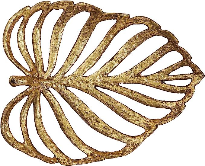 Decorative Gold Cast Iron Leaf | Amazon (US)