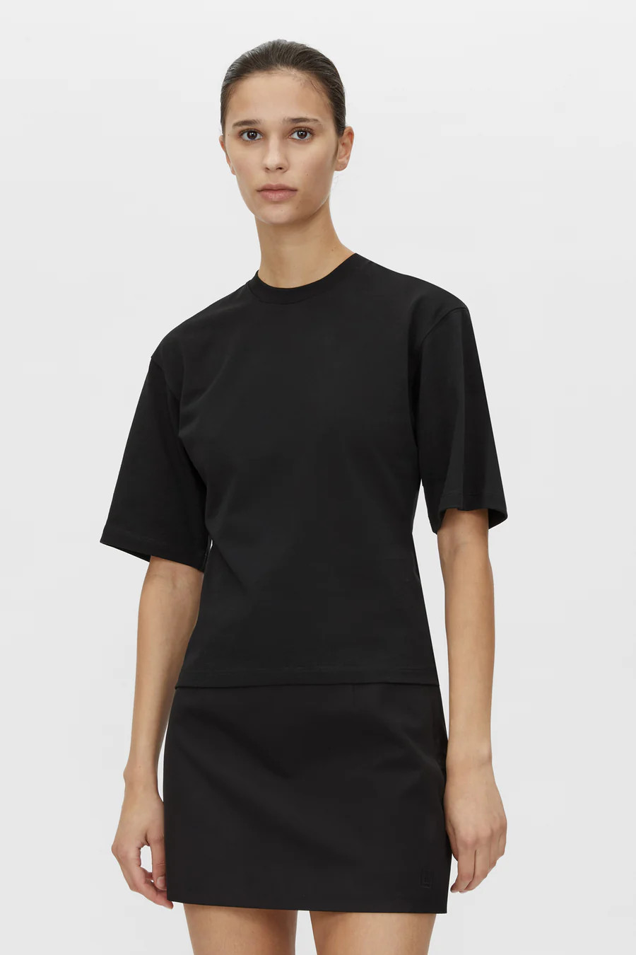 Hirst Cotton Tee in Black - CAMILLA AND MARC® C&M | CAMILLA AND MARC (ANZ)