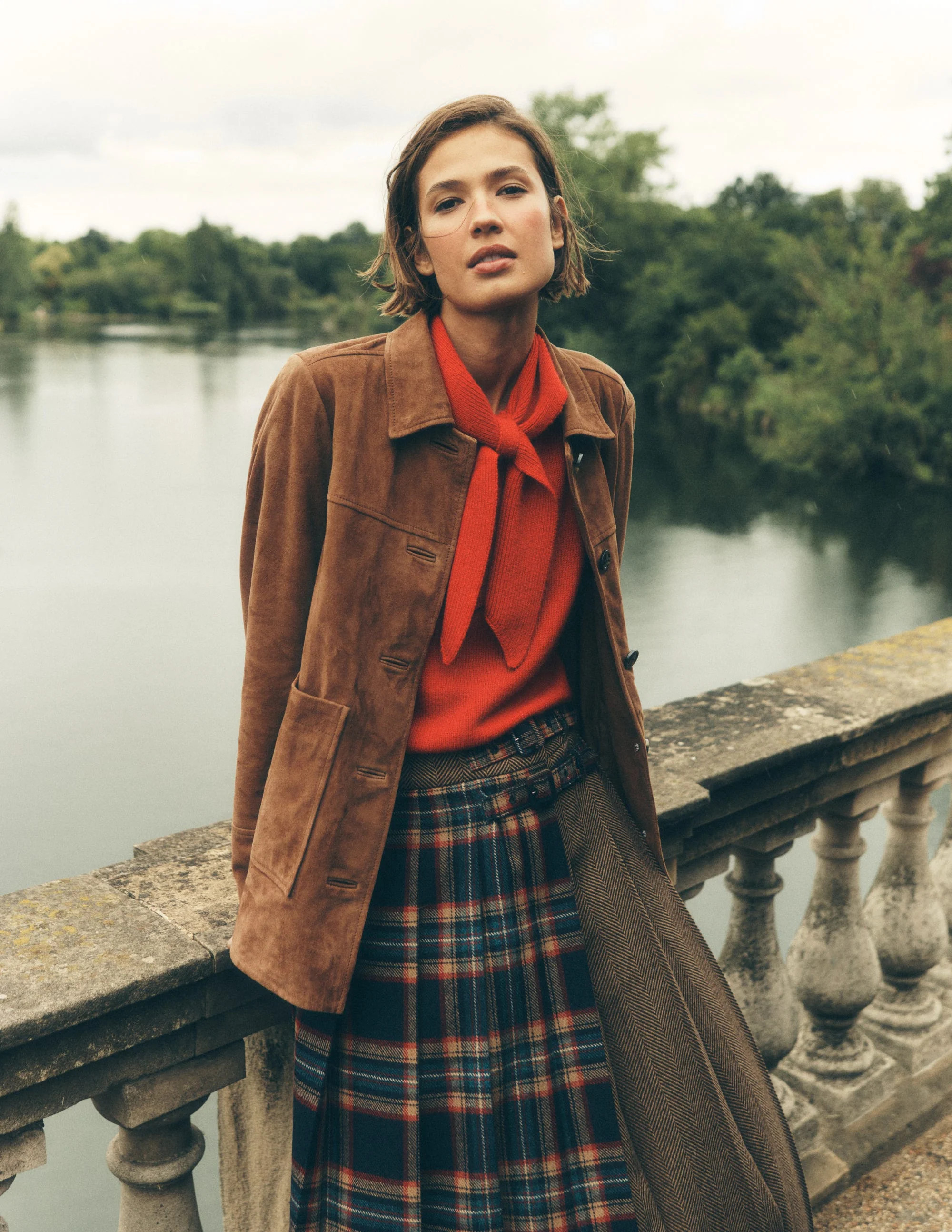 Fife Suede Chore Jacket-Tan | Boden (US)