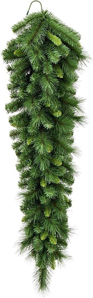 Vickerman 36" Bangor Mixed Pine Artificial Christmas Tear Drop, Unlit - Faux Pine Christmas Teard... | Amazon (US)
