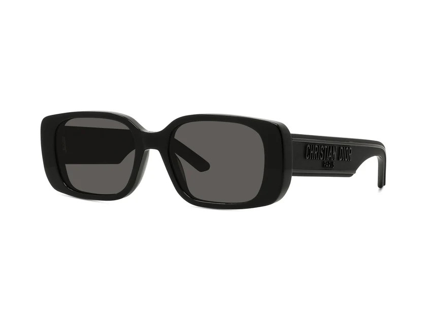 Wildior S2U Black Low Rectangular Sunglasses | SOLSTICE
