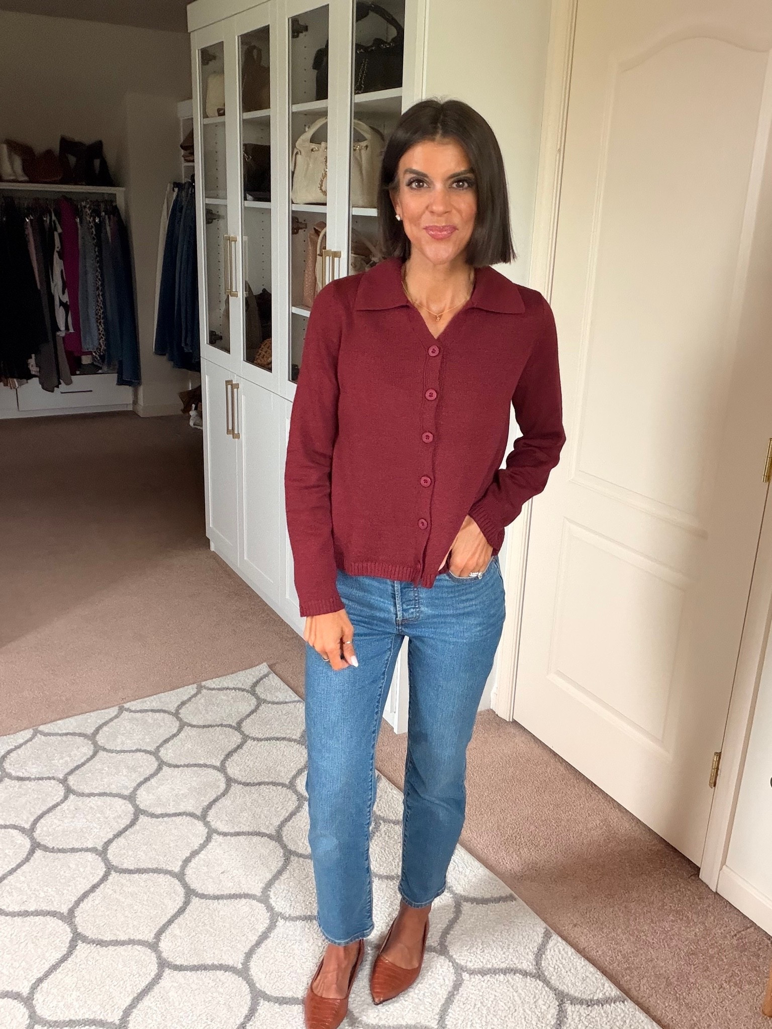 Size small in sweater Sized up one in jeans

#LTKdayinmylife #LTKgrwm #LTKootd