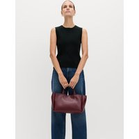 M&S Textured Waisted Slim Fit Knitted Vest Black | Marks & Spencer (UK)
