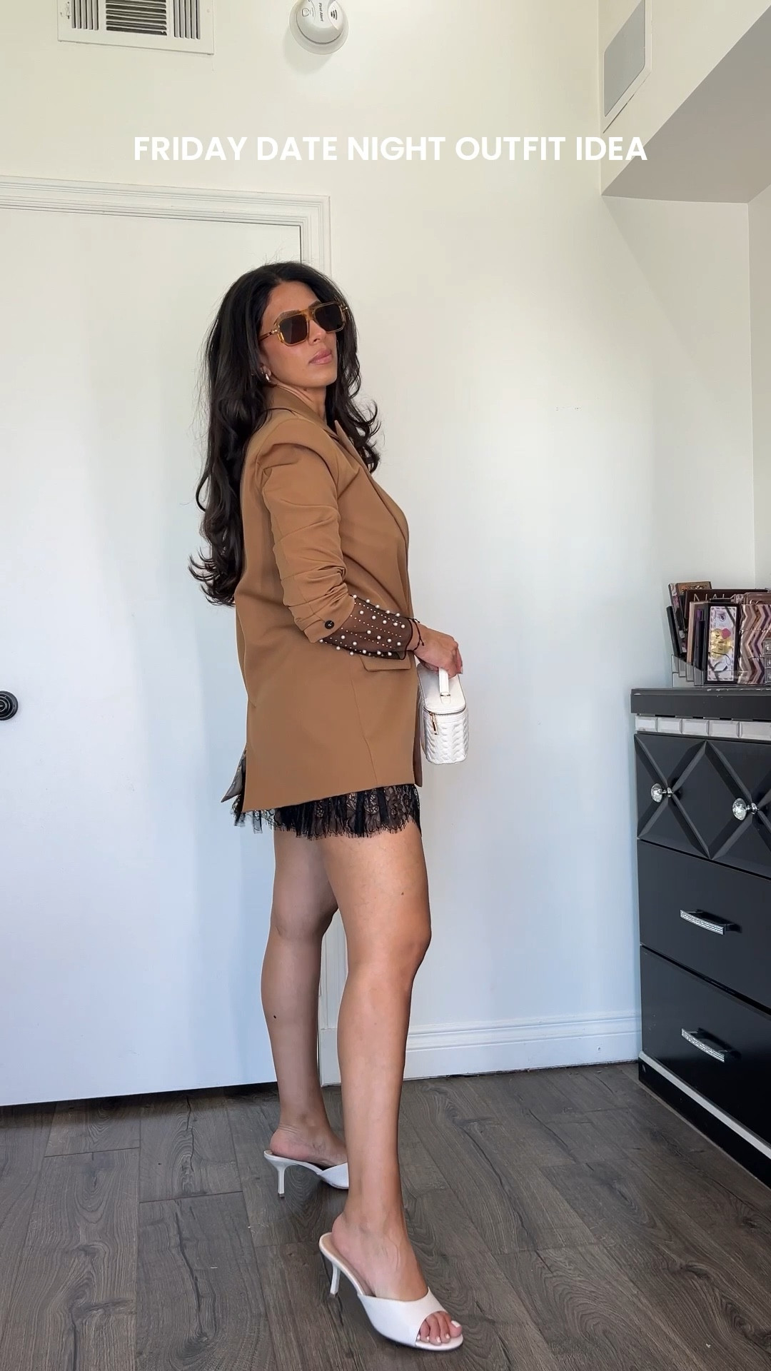 Date night outfit idea 
Wearing small in pearl top and lace skirt 

#LTKParties #LTKFindsUnder50 #LTKStyleTip