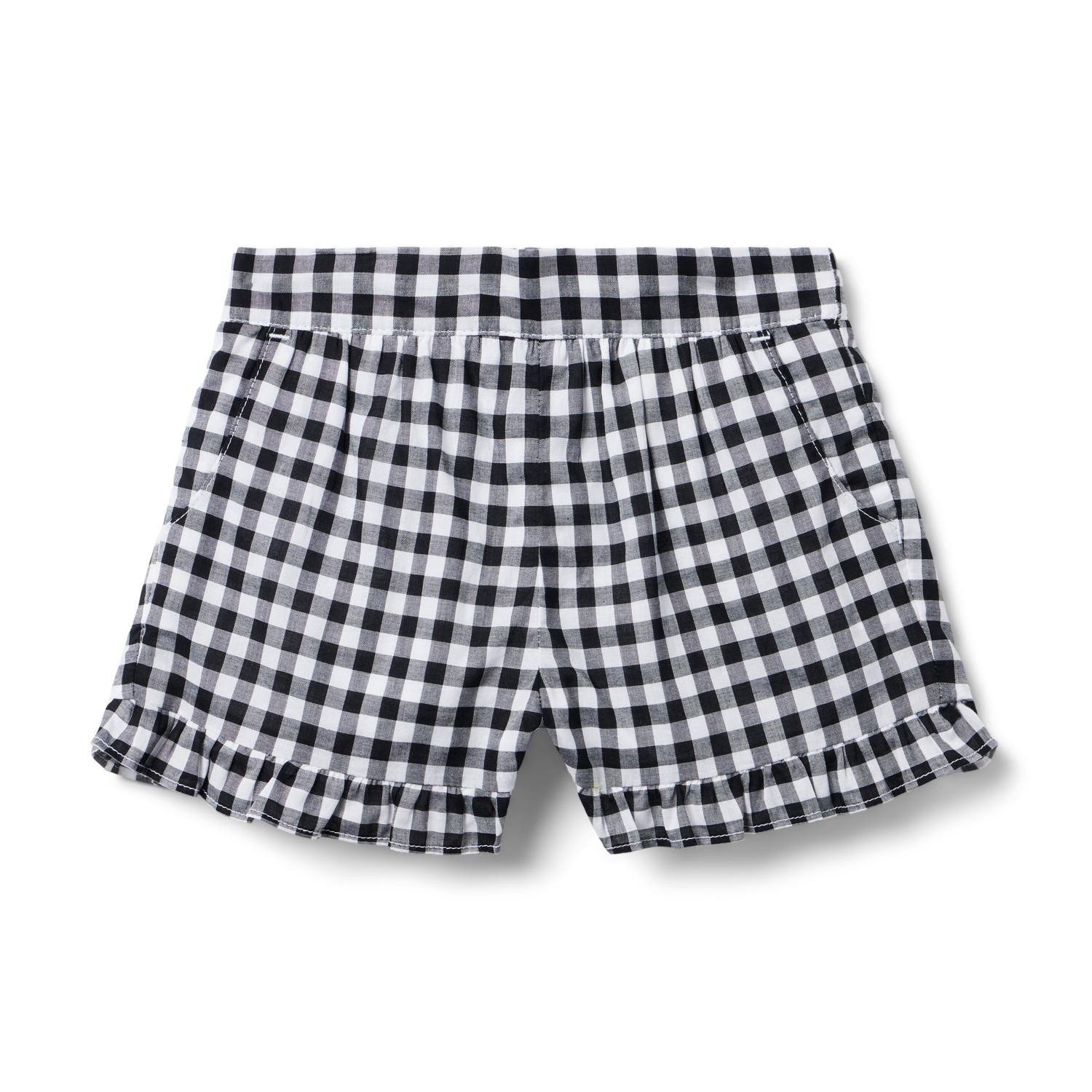 Gingham Ruffle Hem Short | Janie and Jack