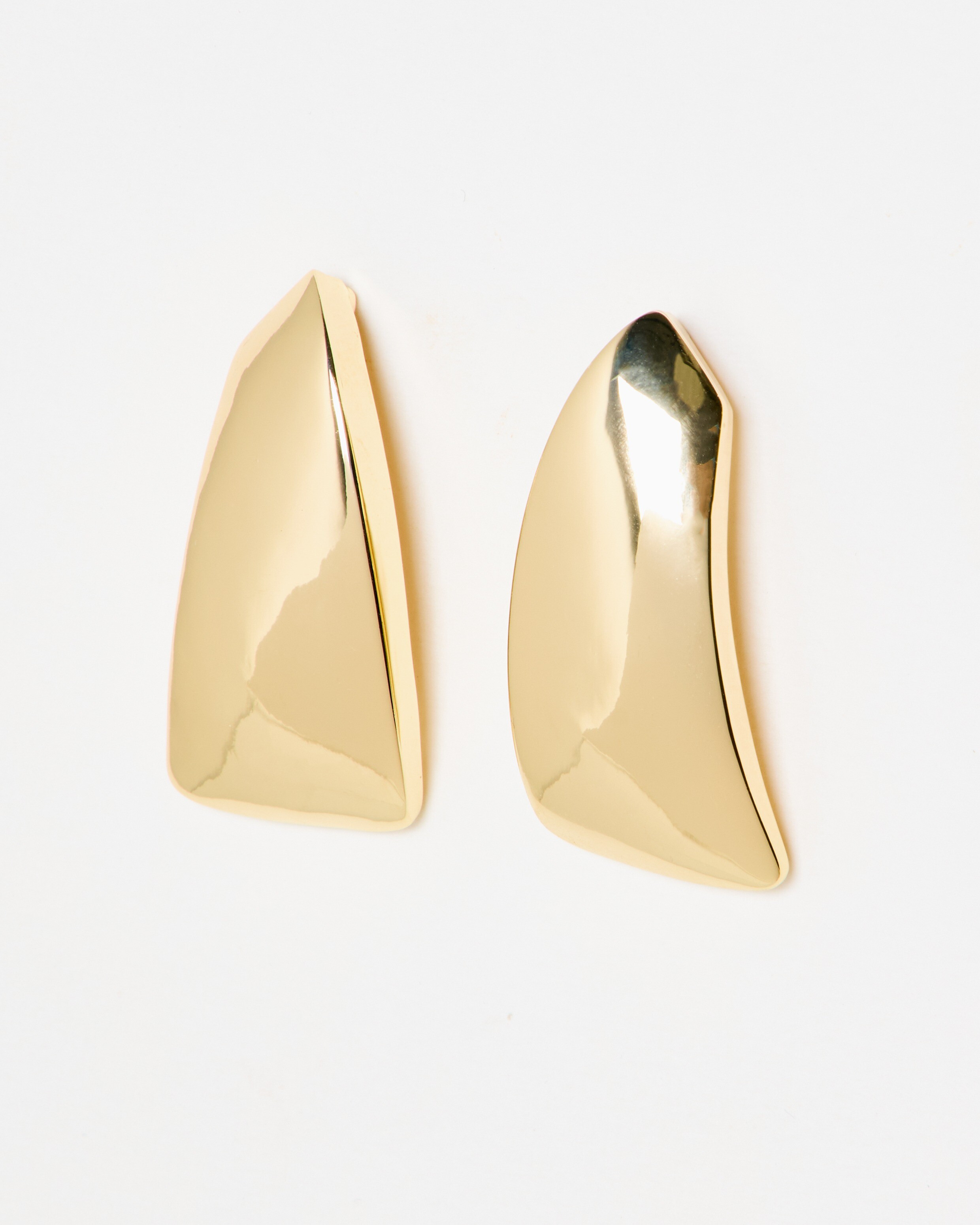 Scottie Structural Gold Tone Statement Earrings | Oliver Bonas | Oliver Bonas (Global)
