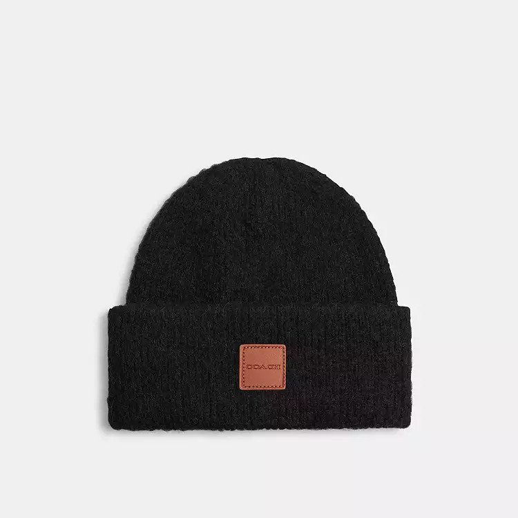 Knit BeanieWith Leather PatchC$120 | Coach (CA)