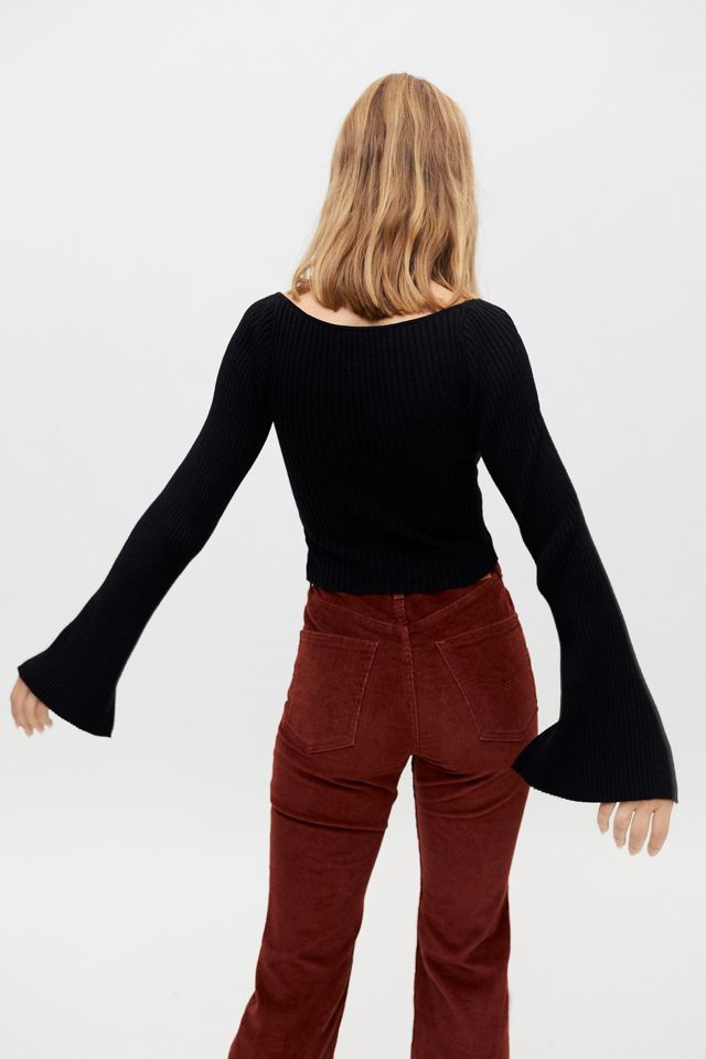 UO Juliet Portrait Neck Sweater | Urban Outfitters (US and RoW)