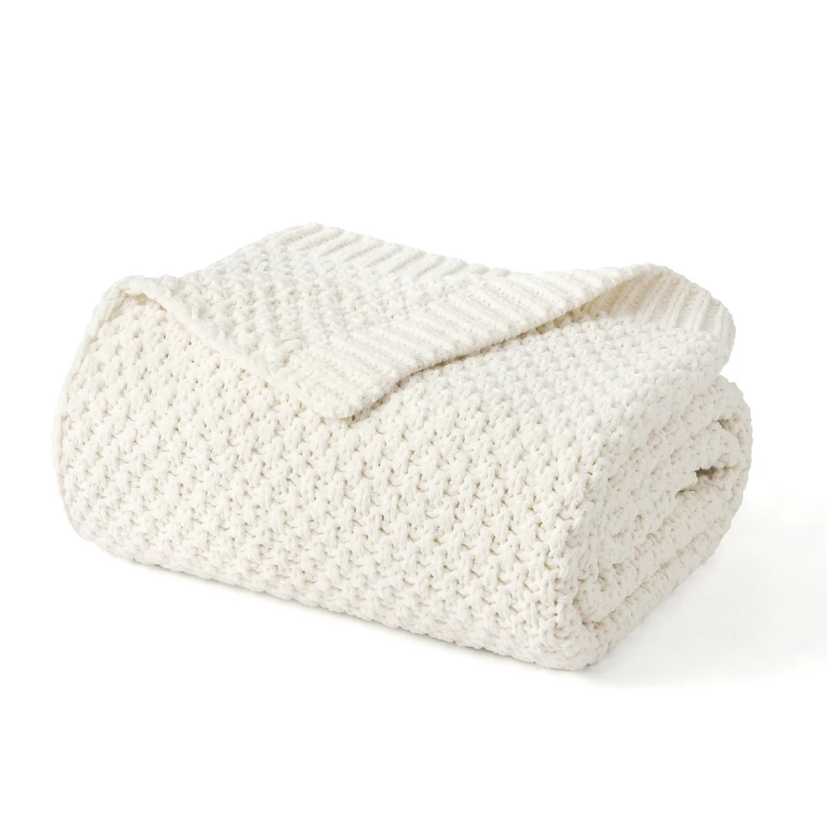 EverGrace Chunky Chenille Knit Throw Blanket & Reviews | Wayfair | Wayfair North America