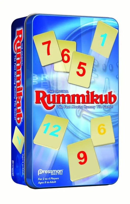 Pressman Rummikub in Tin - Exciting Strategy Game in a Convenient Travel Tin - Walmart.com | Walmart (US)