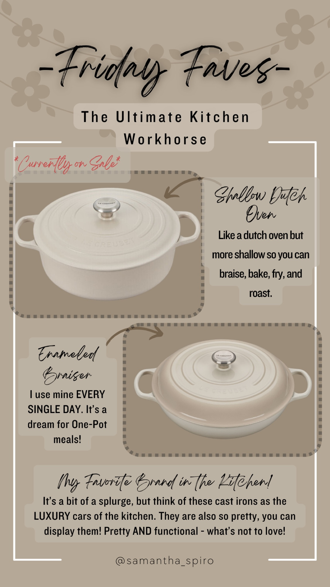 A bit of a splurge but my FAVORITE and most-used cookware! 

#LTKhome