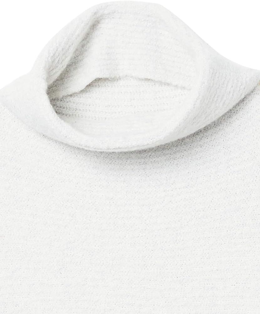 Daily Ritual Women's Cozy Boucle Horizontal Knit Standard-Fit Long-Sleeve Mock Neck Sweater | Amazon (US)