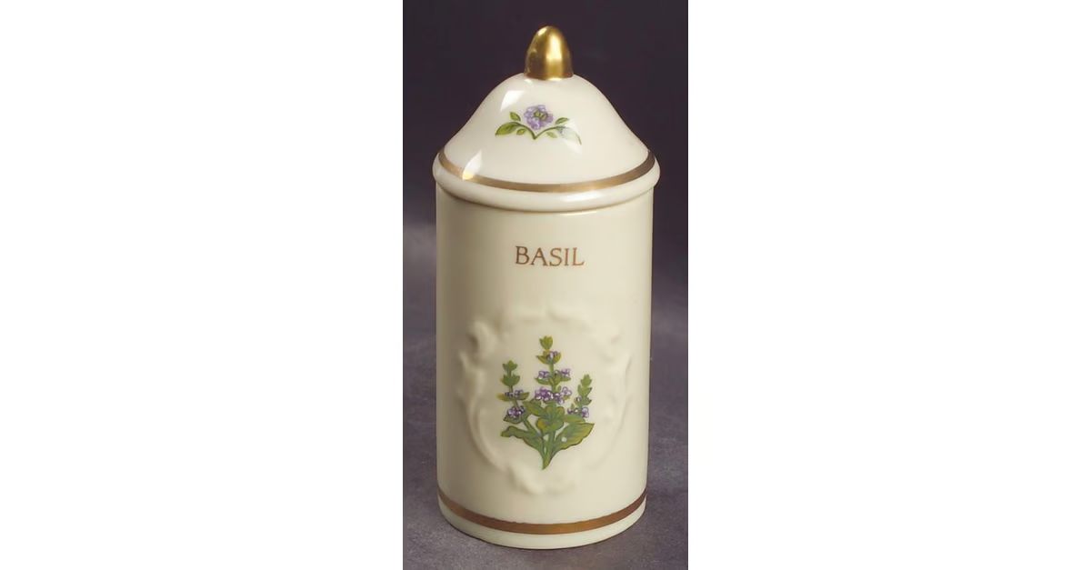 Spice Garden (Giftware) Spice Jar Set Individual Jar & Lid by Lenox | Replacements