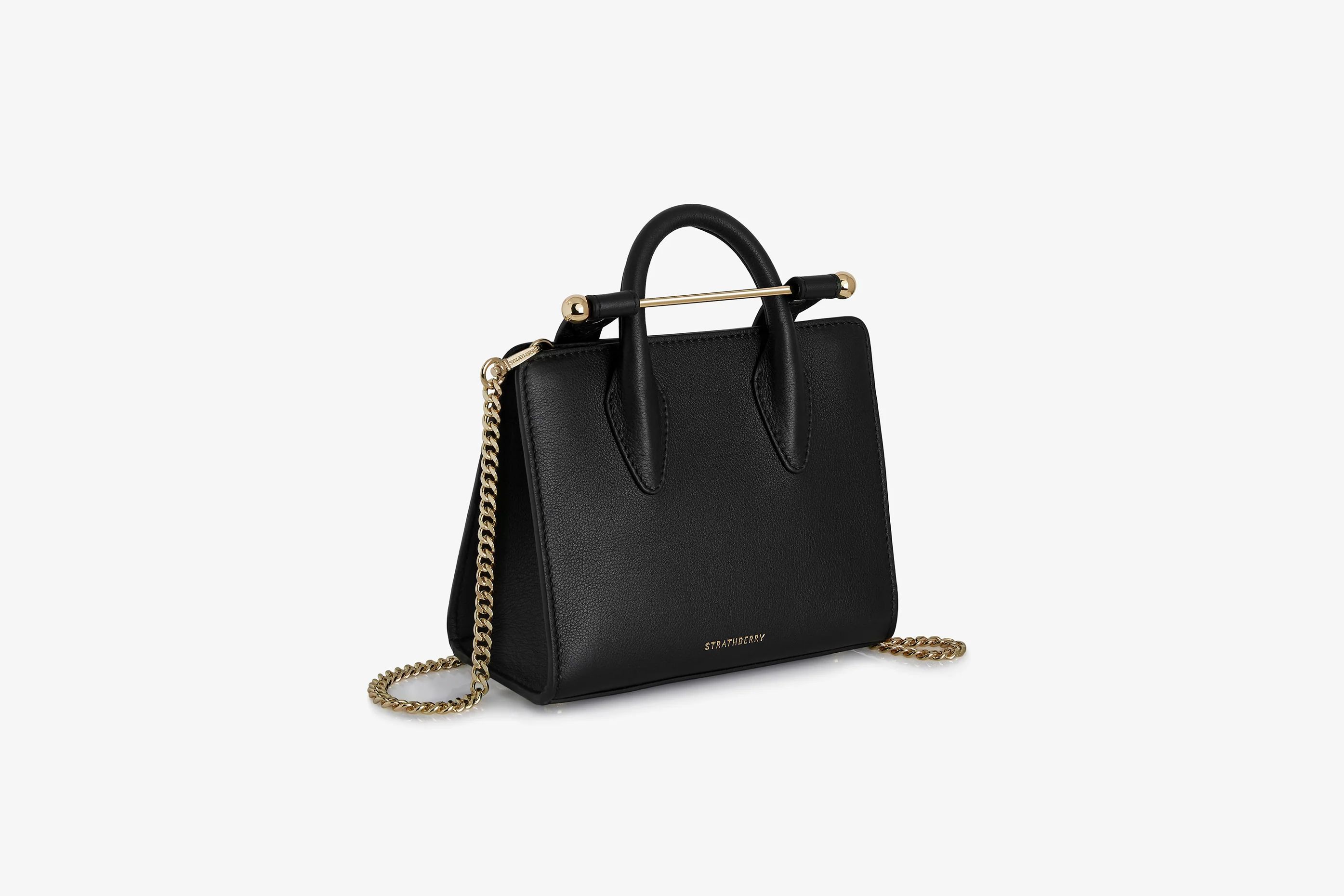 The Strathberry Nano Tote - Black | Strathberry