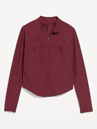 PowerSoft Cropped Full-Zip Performance Jacket for Women | Old Navy (US)