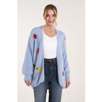 Embroidered Fruit Cardigan | Debenhams UK