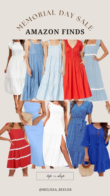 Memorial Day outfit inspo from Amazon! On sale with the Memorial Day sale!🤍❤️💙

Memorial Day outfits. Red white and blue outfits. Patriotic outfit. Memorial Day sale. Summer dress.

#LTKSaleAlert #LTKStyleTip #LTKSeasonal