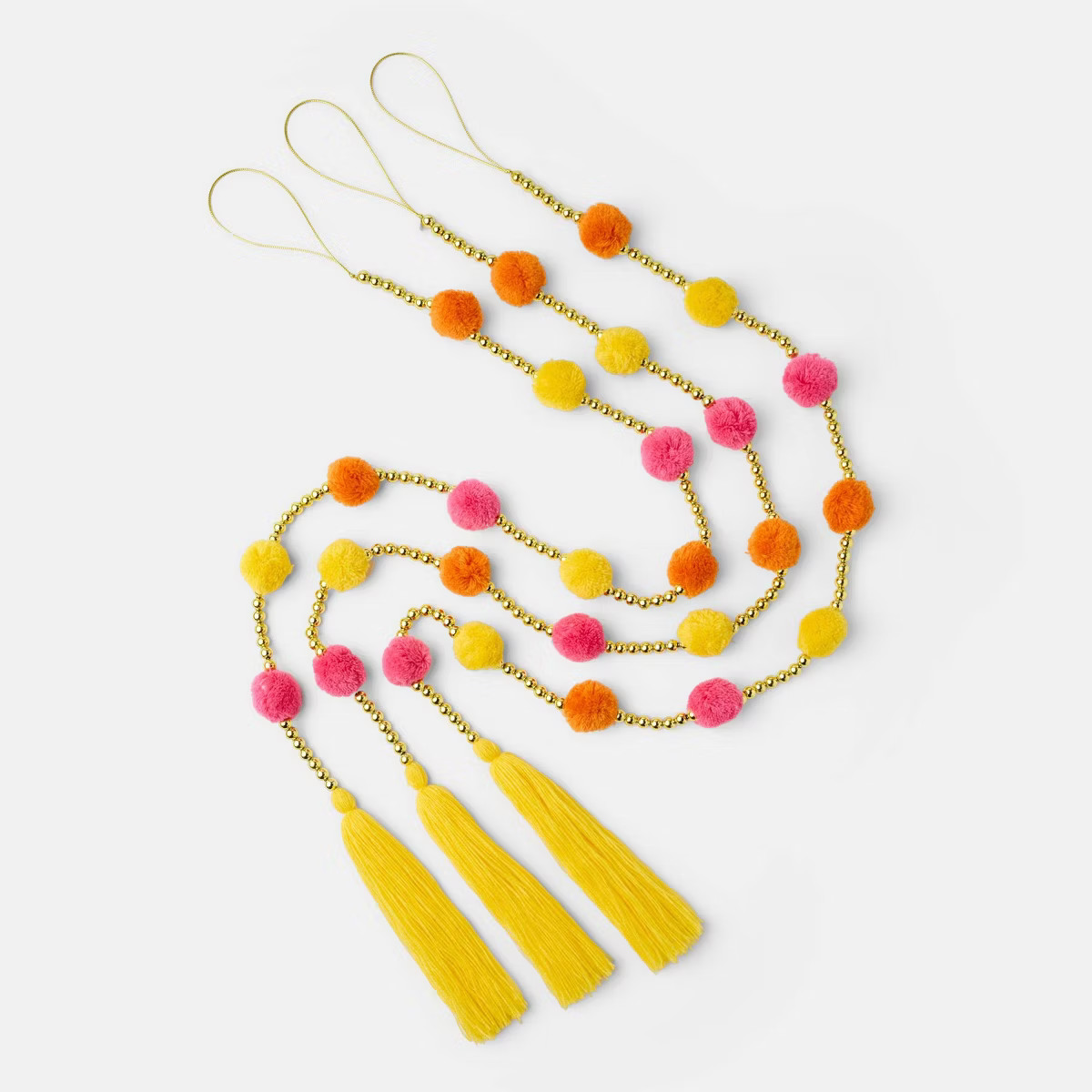 Diwali Decorative Hanging Garland - Tassle/ Marigold 3-6ct | Target