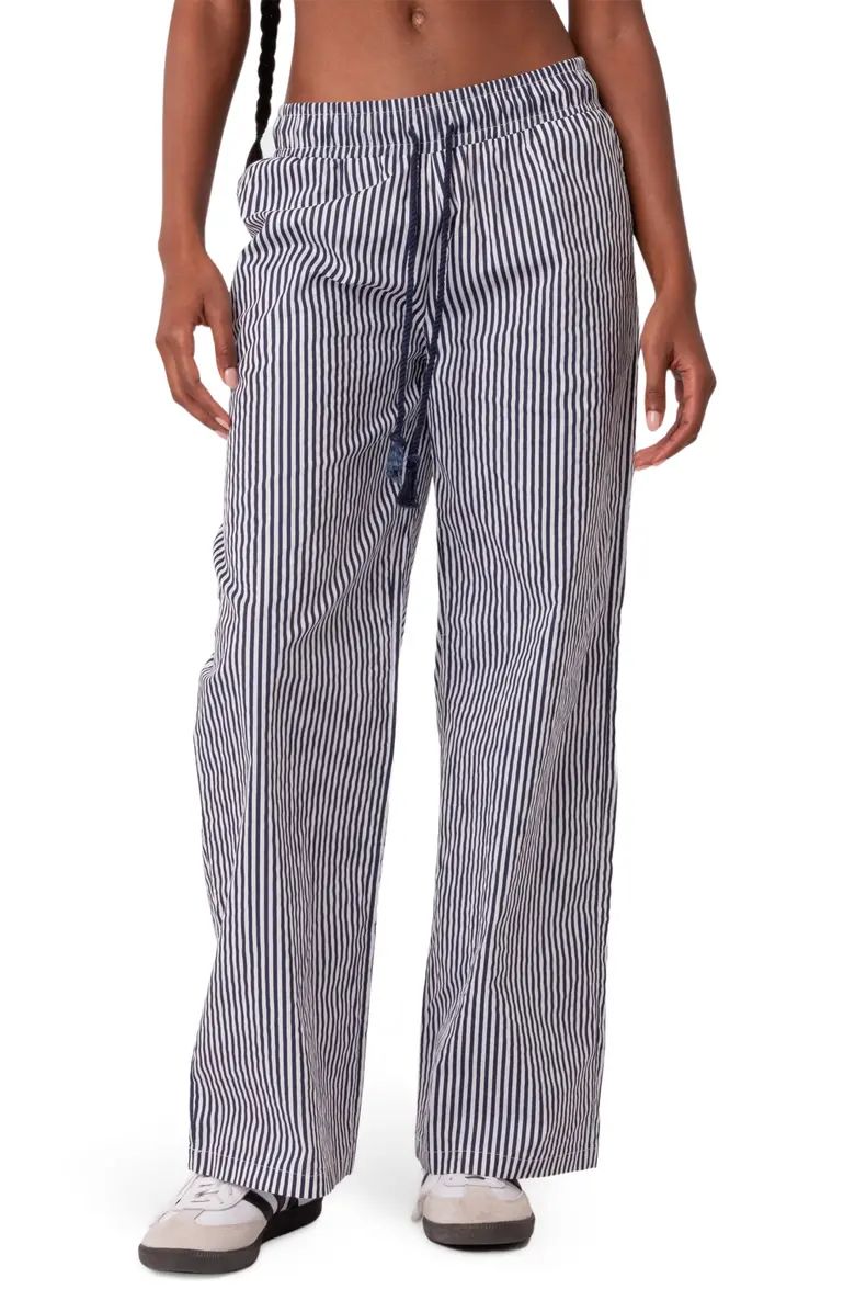 Seaside Stripe Wide Leg Drawstring Pants | Nordstrom