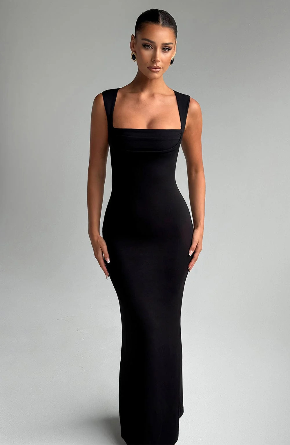 Helena Maxi Dress - Black | Babyboo (global)
