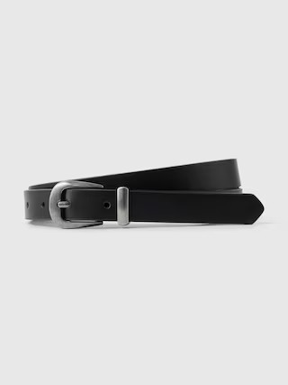 Vegan Leather Thin Western Belt | Gap (US)