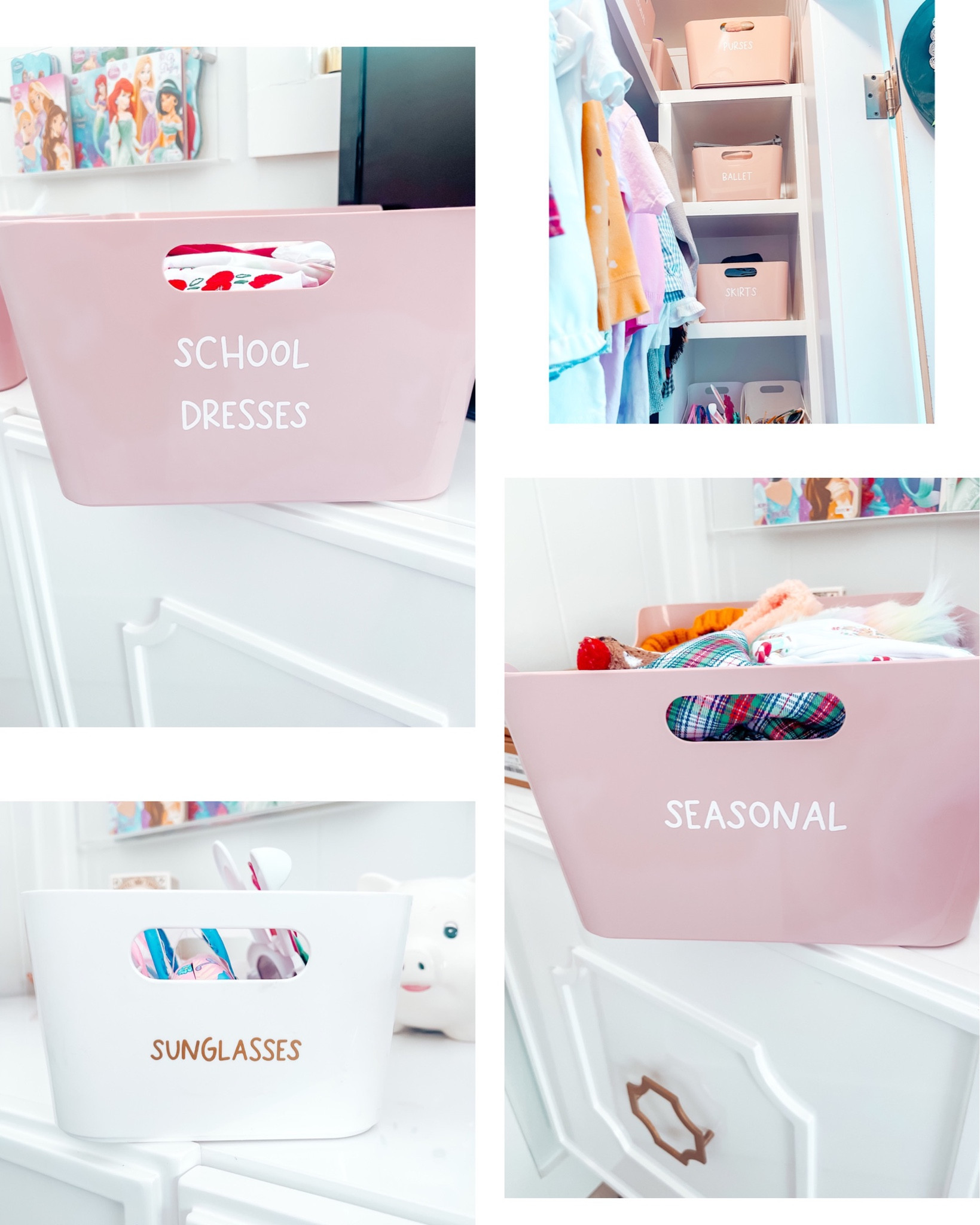 Pretty in pink with these bins + labels to help get this little girl organized! 

#LTKSeasonal #LTKhome #LTKkids