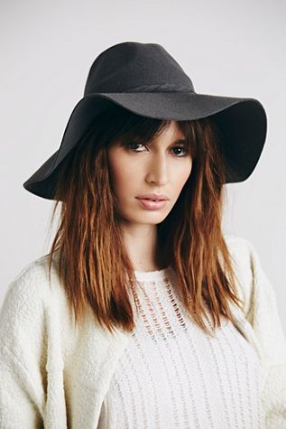 Free People Womens Extended Brim Clipperton Fedora | Free People