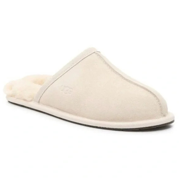 UGG Women’s Pearle Faux Fur Lined Scuff Slipper - Beige | Poshmark