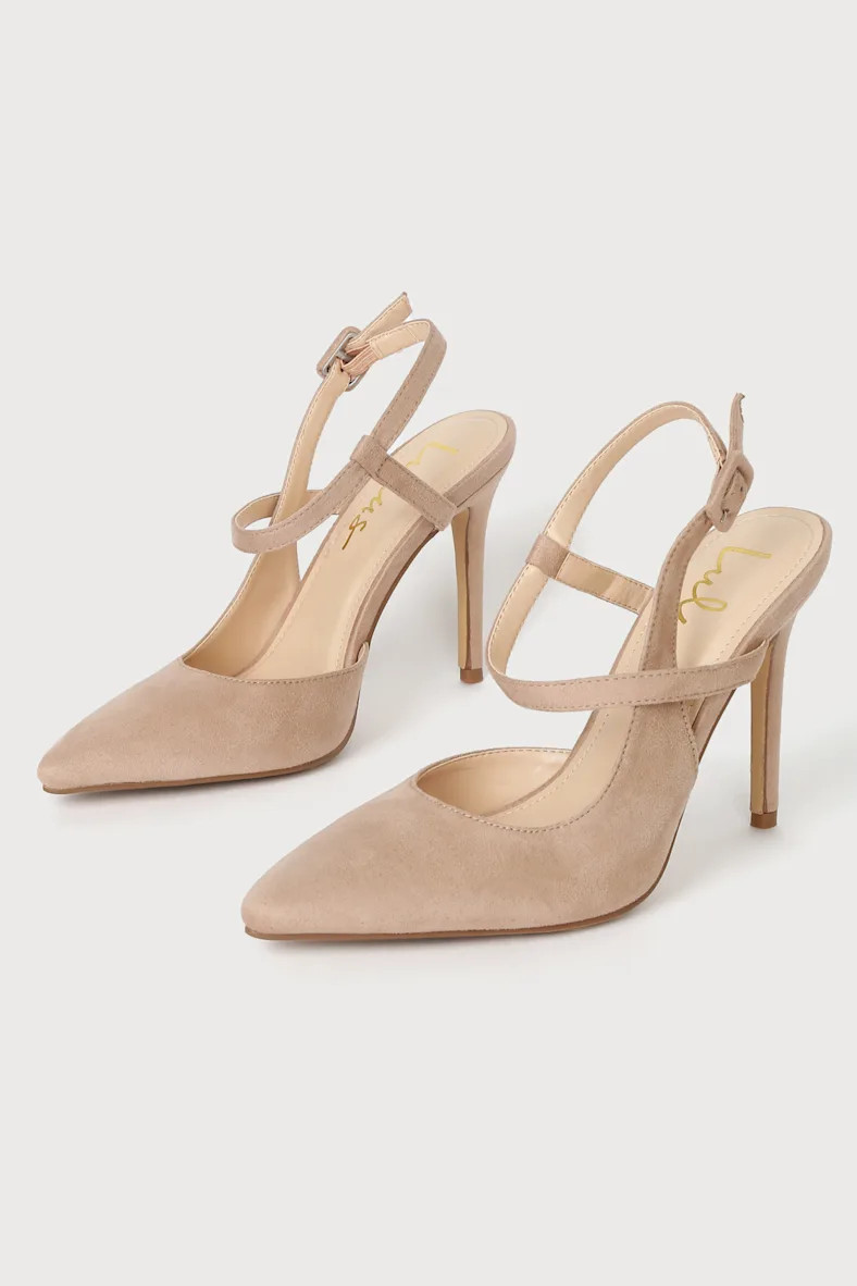 Jenlove Light Nude Pointed-Toe Pumps | Lulus (US)