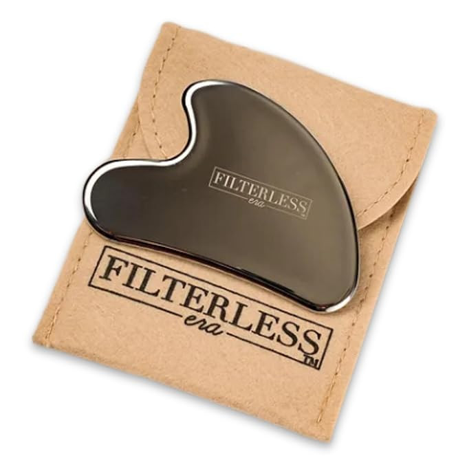 Ace of Spades Gua Sha Facial Tool | Stainless Steel Face Massager for Sculpting, Muscle Scraping ... | Amazon (US)