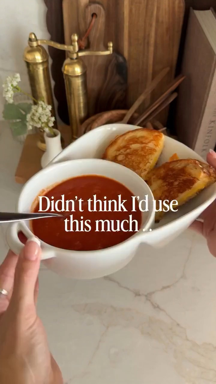 For all your favorite food combos: just one super safe dish that keeps food separate. ✨ I love it for chips and salsa, grilled cheese and tomato soup, crackers and dip, cookies and milk, etc.

#LTKfoodie #LTKHome #LTKdayinmylife