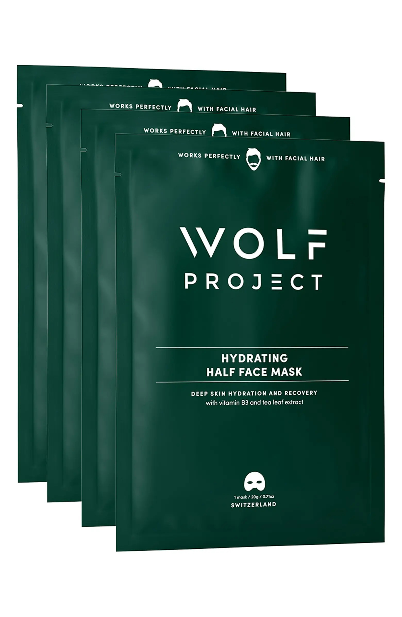 Wolf Project 4-Pack Hydrating Face Sheet Masks | Nordstrom | Nordstrom