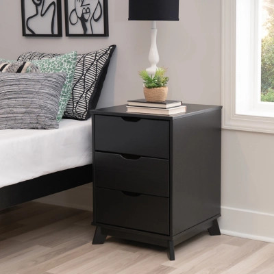 Linon Pierce Nightstand Set of 2, Black | Ashley Homestore