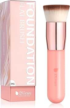 DUcare Flat Top Kabuki Foundation Brush - Premium Makeup Brush for Liquid, Cream, and Powder - Bu... | Amazon (US)