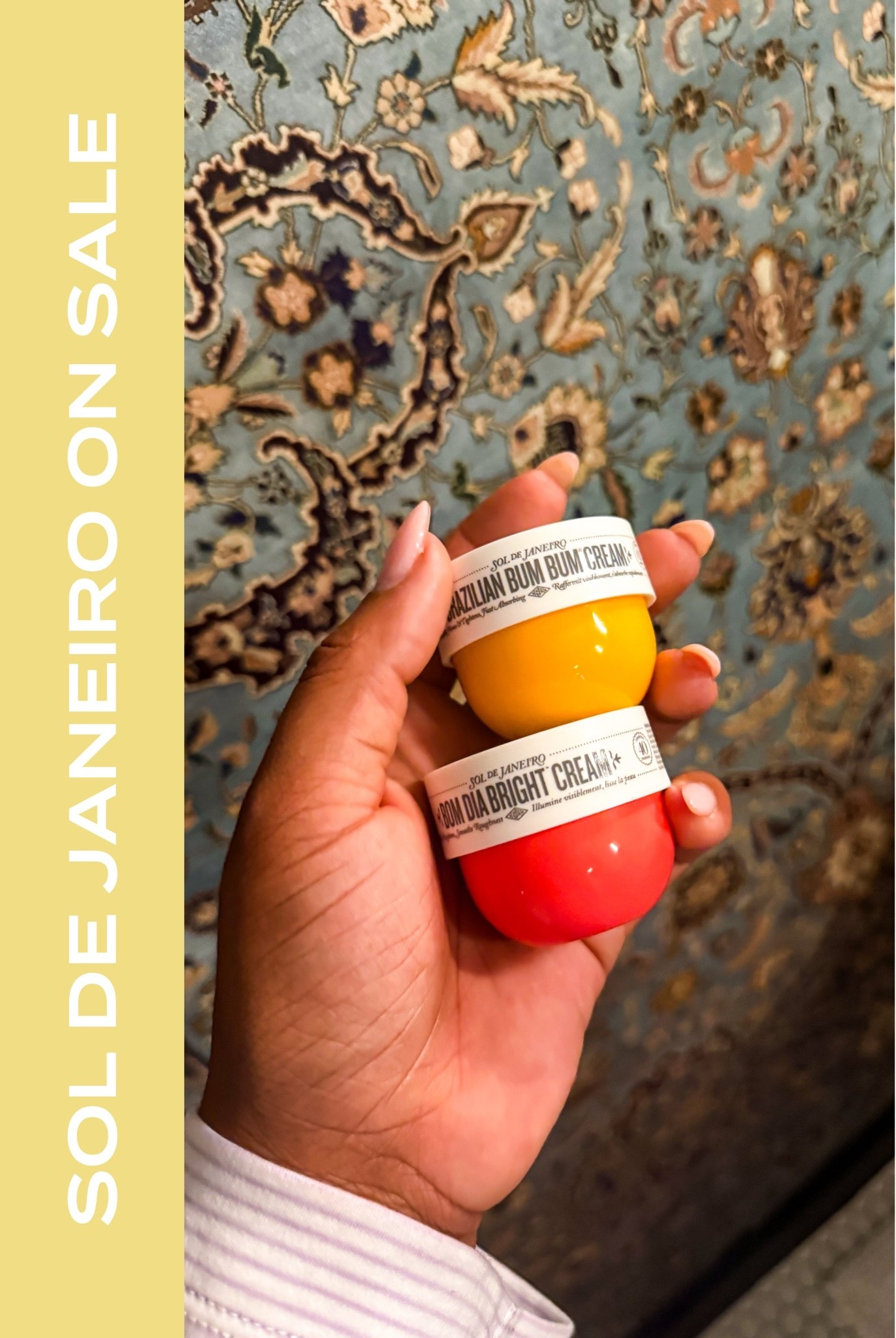 My sol de janeiro lotion is on sale for $12 right now! 🤩

#LTKBeauty #LTKSaleAlert