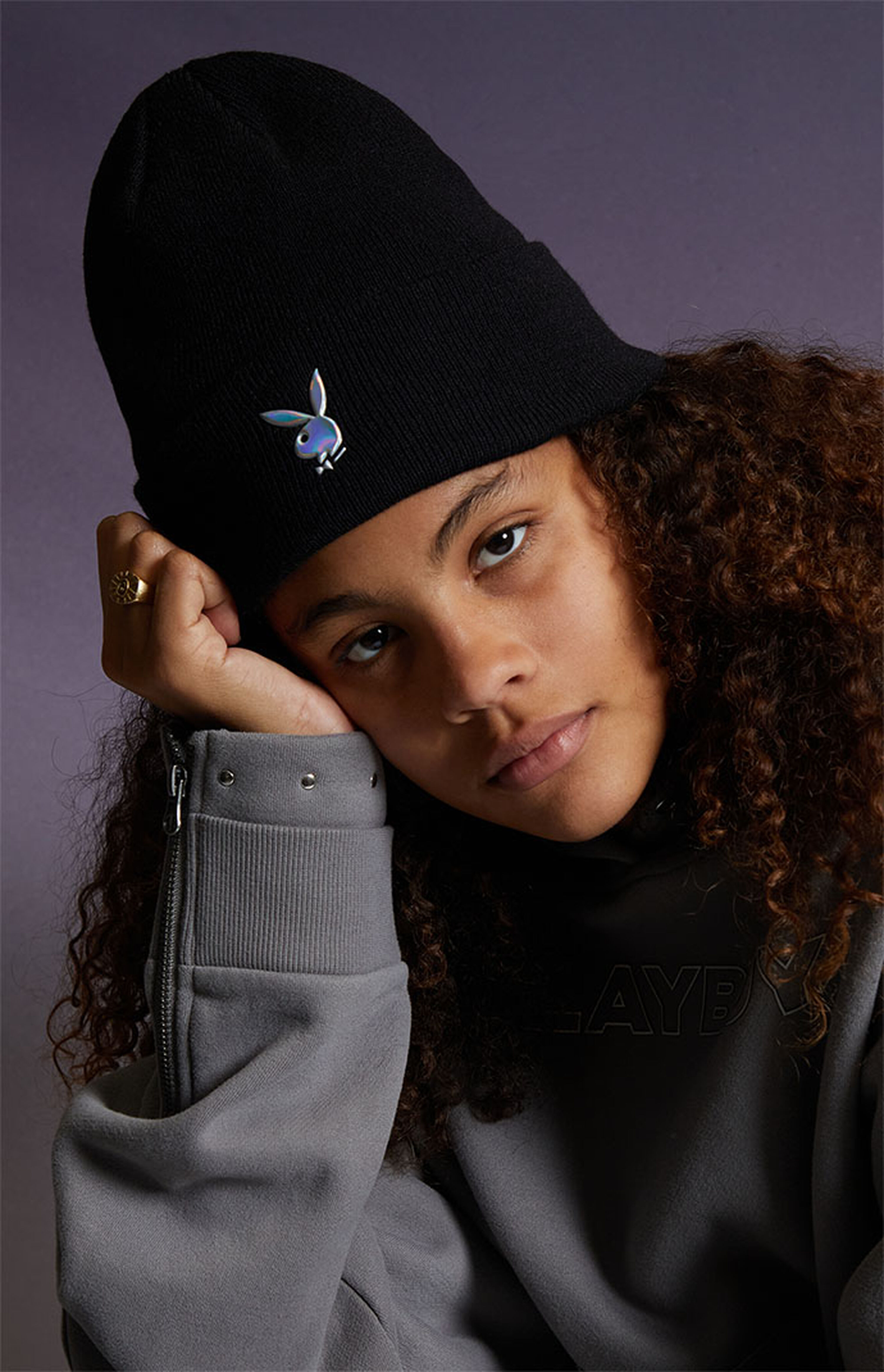 Playboy By PacSun Bunny Ribbed Beanie | PacSun