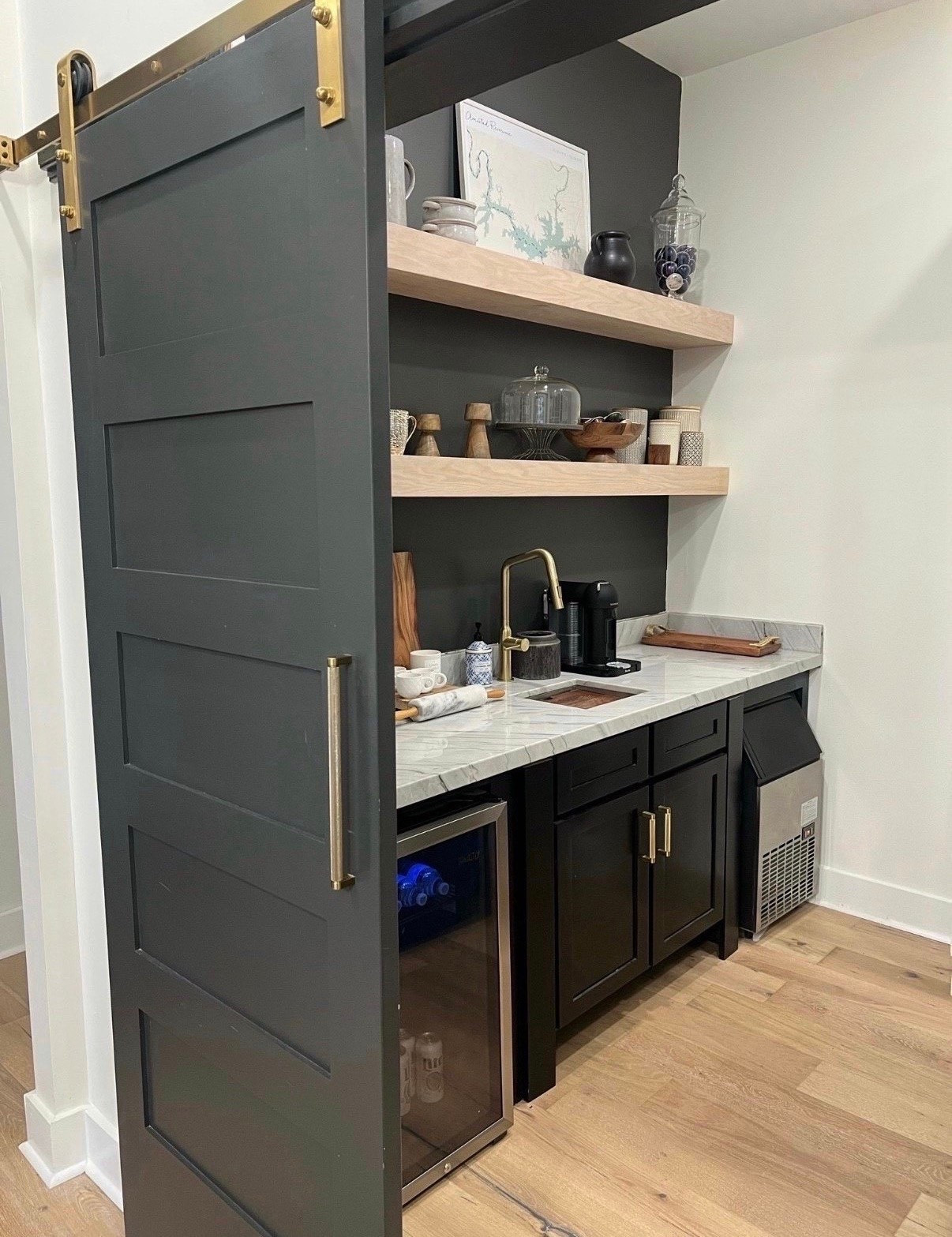 If you like the look of floating shelves, but don’t want to make them like we did, check out some of these already made versions you can add to your home.

#floatingshelves #pantry #barndoorrails #candleholder #cabinetpulls #doorhandles #cabinethandles #doorknob #faucet #pantryfaucet #pantryideas #shelves #woodshelves #bathroomshelves #kitchenshelves

J Thomas Home Floating Shelves | ONE 3 Inch Thick Wood Floating Shelf for Kitchen, Bathroom, Living Room | Handmade in The USA | Qty 1 (Special Walnut, 6" D x 18" L)

ROOREVO Wall Floating Shelves, Rustic Wood Shelf for Wall Mounted - Wooden Handmade Shelves for Bathroom Kitchen Livingroom - No Stain - DIY(Unfinished, 36 Inch - 2 Pack) 

Joao 2 Piece Reclaimed Barn Wood Solid Wood Floating Shelf#LTKstyletip #LTKfamily

#LTKFamily

#LTKHome #LTKdayinmylife #LTKMens
