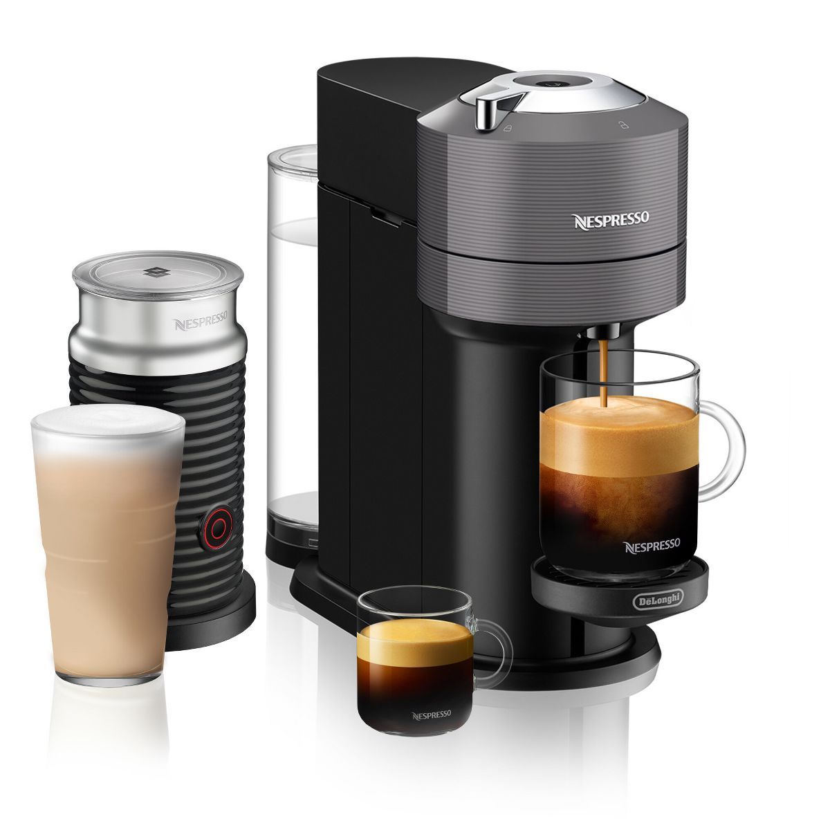 Nespresso Vertuo Next Coffee Maker and Espresso Machine Bundle by DeLonghi - Gray | Target