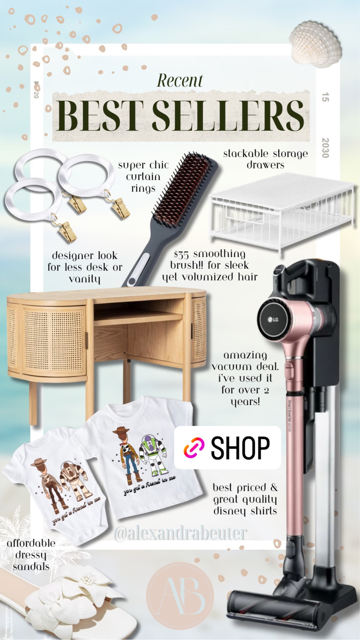 Vacuum sale , desk, vanity, cane desk, smoothing brush, hairitage, Disney outfit, what to wear to Disney, Disney outfits for kids, stackable organization, organizers, hair recs, home decor, home decorating, target style, target sandals 

#LTKsalealert #LTKfindsunder50 #LTKGiftGuide